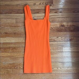 Forever 21 Bright Orange Mini Dress